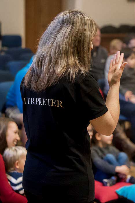 Working with an interpreter